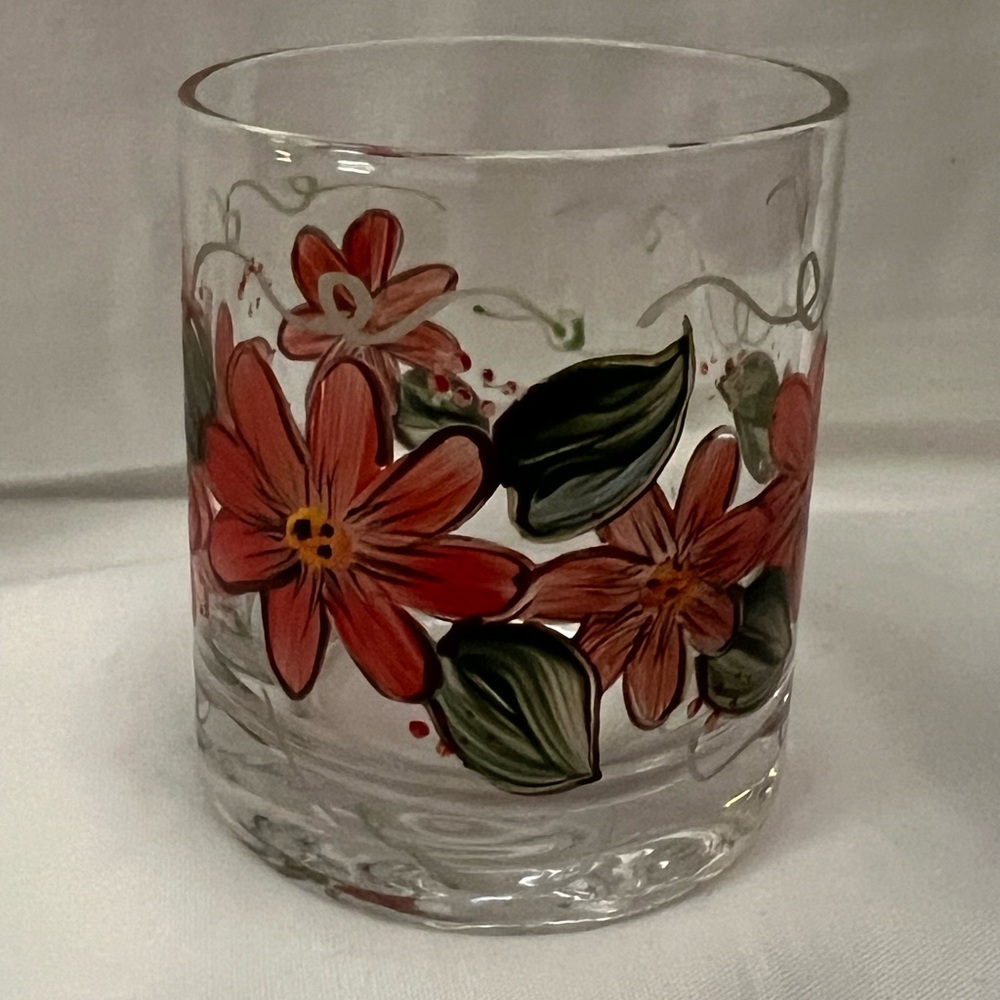 Hand-painted Glass Votive